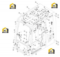 Комплектующие кабины 47C3685 000 00