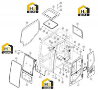 Комплектующие кабины 47C3685 000 01