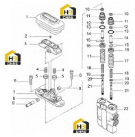 Клапан ножной управляющий 12C0256 001 00