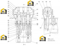 Клапан ножной управляющий 12C3786 000 00