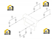 Крышка задняя 47C2485 000 00