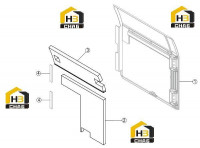 Дверь левая 48C3394 000 00