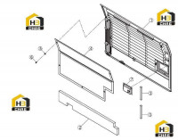 Дверь левая 48C3395 000 00