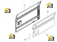 Дверь правая 48C3396 000 00
