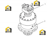 Двигатель роторный и редуктор 11C2643 000 00