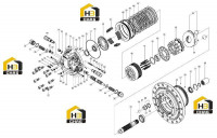Гидромотор 11C0938 001 00