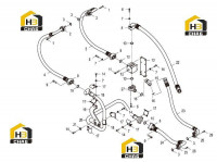 Трубопровод платформы вспомогательного устройства 15Y1089 000 00