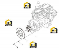 Установка двигателя 40C6165 000 01