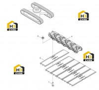 Узел гусеничный 25C1276 000 00