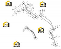 Узел трубопроводный рабочего устройства 11Y0043 003 05