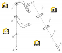 Зажим для трубы 09C1125 001 00