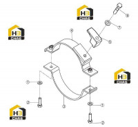 Зажим для трубы 09C1126 001 00