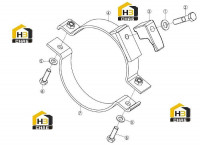 Зажим для трубы 09C1127 000 00