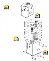 Бак гидравлический топливный 21C0341 000