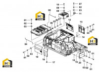 Капот двигателя 44E0299(A)