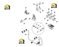 Каркас пола в сборе 46C3314 001