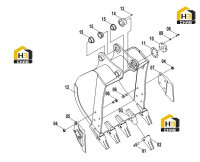 Корпус ковша 43C0855 000