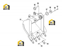 Корпус ковша 43C0343 001