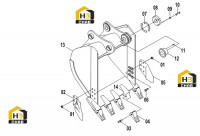 Корпус ковша 43C1707 000