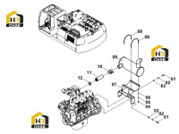 Крепление глушителя 00E0537(F)