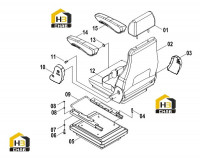 Кресло водительское 47C1048 001