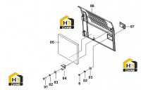 Дверь левая 48C0854 001