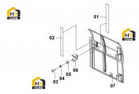 Дверь левая 48C0853 001