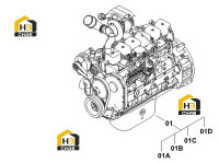Двигатель дизельный 00E0537(A)