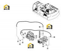 Линия всасывающая главная 15E0494(D)