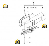 Опора противовеса 44E0299(H)