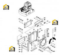 Радиатор в сборе 20C0576 007