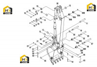 Рычаг в сборе 32E0783(B)