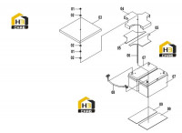 Сборка каркасной схемы 46C3918(B)