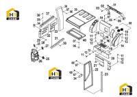 Сборка внутренних деталей 47C1154 001