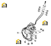 Система пилотная гидравлическая 12E0115(I)