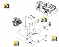 Топливопровод 00E0537(I)