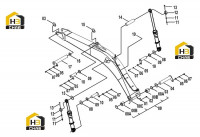 Узел стрелы 32E0866(A)