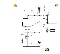 Бак топливный 21C0033 001