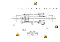 Цилиндр подъемный 10C0023 001