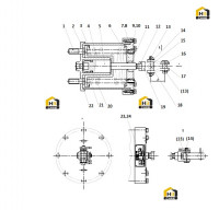 Цилиндр тормозной с комплектующими 13C0189 001