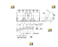 Комплект пластин ковша 43C0099 000