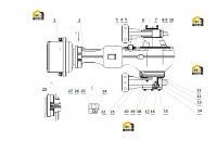 Комплектующие заднего моста 51C0020 003