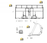 Ковш в сборе 32E0058 000