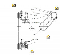 Кронштейн в сборе 46C1879 000