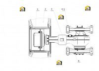 Мост задний в сборе 41C0014 001