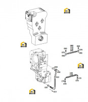 Патрубки масляные 4644 121
