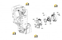 Тормоз стояночный с комплектующими 4644 109