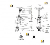 Узел рулевого управления 44C0279 000