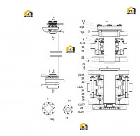 Узел шарнирный 43C0013 002