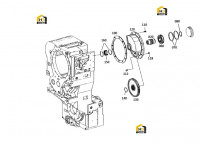 Вал приводной с комплектующими 4644 154